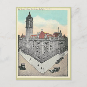 Vintage Post Office Buffalo, New York Postcard