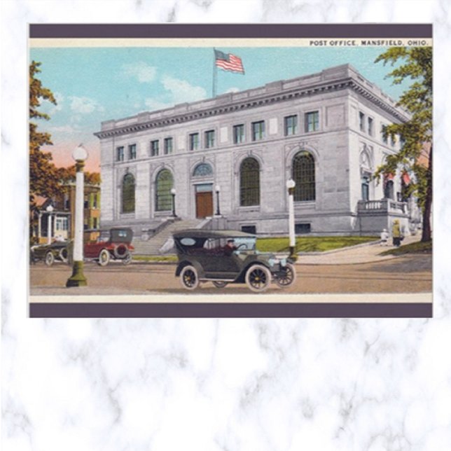Vintage Post Office Mansfield Ohio Postcard (Creator Uploaded)