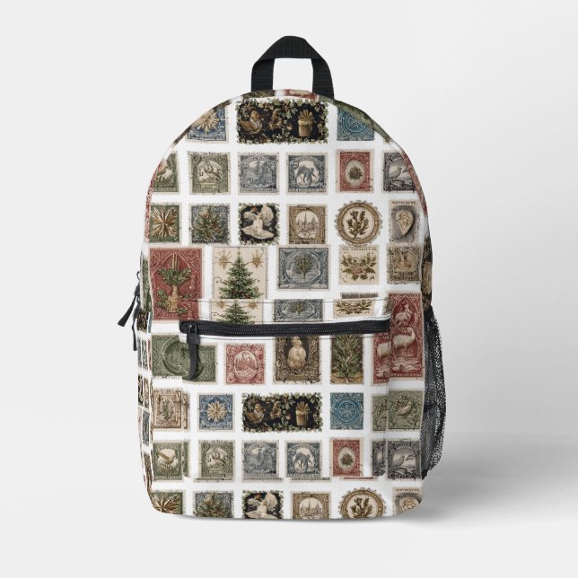 Vintage Postage Stamp Bag (Front)