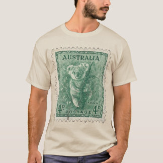 Vintage Postage Stamp Koala Bear Australia T-Shirt