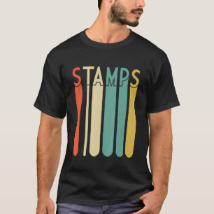 Vintage Postage Stamps 80's Retro Style Philatelis T-Shirt