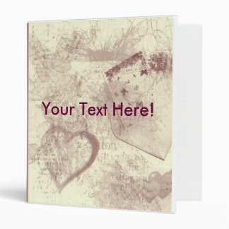 Vintage Postcard 3 Ring Binder