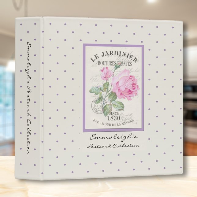 Vintage Postcard Collectors Album 3 Ring Binder (Creator Uploaded)