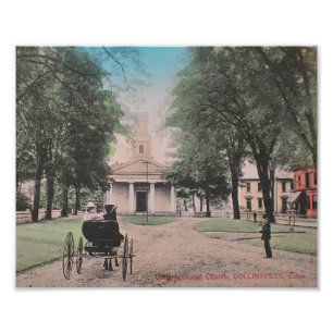 Vintage Postcard Collinsville Photo Print