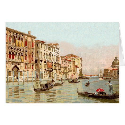 Vintage Postcard Palazzo Franchetti Venezia Venice (Front Horizontal)