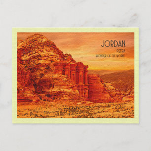 Vintage Postcard Petra Jordan