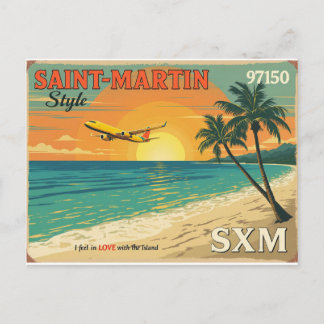 Vintage Postcard Saint-Martin | SXM Postcard