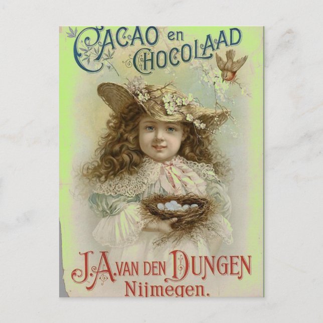 VINTAGE POSTCARDS - CHOCOLATE ADVERTISEMENT - MAIL (Front)
