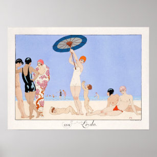 Vintage Poster: Au Lido Plate no.14 (1920)  Poster