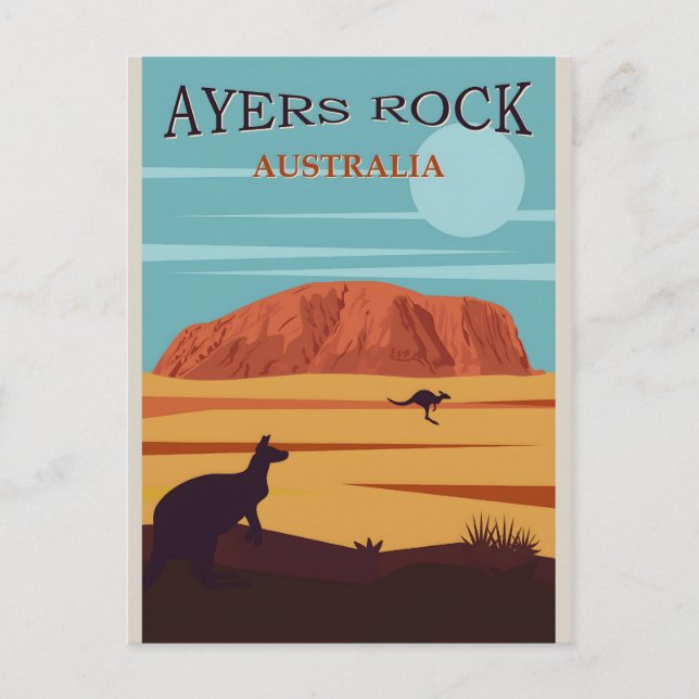 Vintage poster Australia Holiday Postcard (Front)