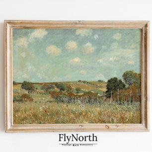 Vintage Poster Country Landscape Painting