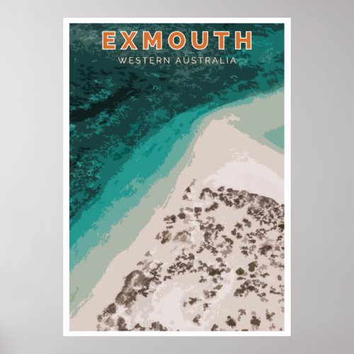 Vintage Poster _ Exmouth Western Australia