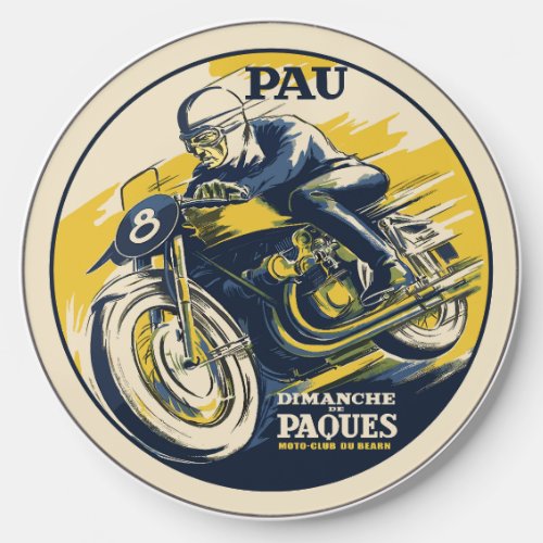 Vintage Poster for Pau Wireless Charger