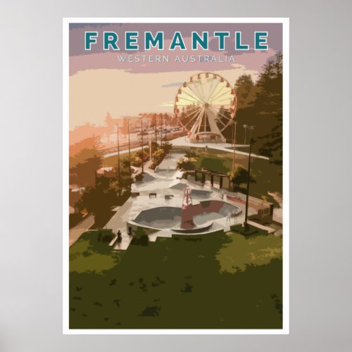 Vintage Poster _ Fremantle Western Australia