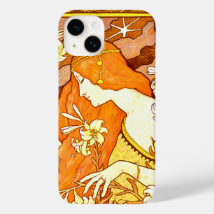 Vintage Poster French Magazine Art Nouveau Woman Case-Mate iPhone 14 Case