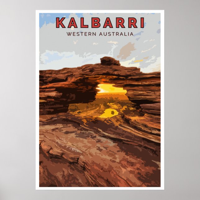 Vintage Poster - Kalbarri, Western Australia (Front)