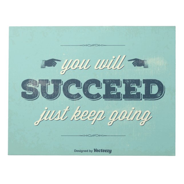 Vintage Poster  Notepad (Front)