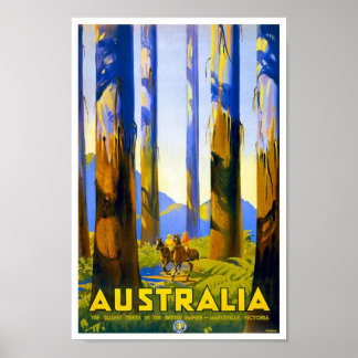 Vintage Poster Print Au