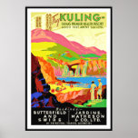 Vintage Poster Print China Kuling Health Resort at Zazzle