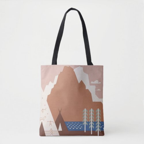 Vintage Poster Promoting Travel To Montana 2 Tote Bag