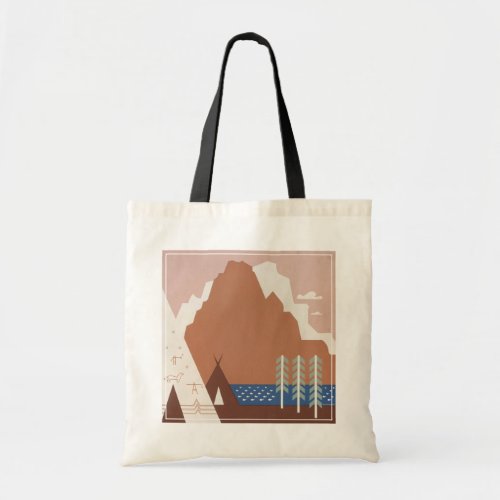 Vintage Poster Promoting Travel To Montana 2 Tote Bag