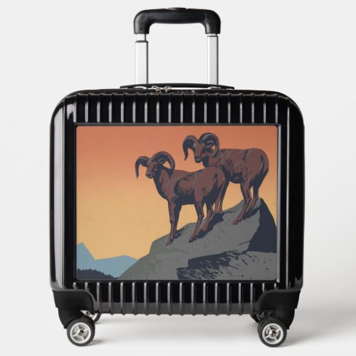 Vintage Poster Promoting Travel To National Parks Luggage