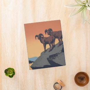 Vintage Poster Promoting Travel To National Parks Mini Binder