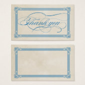 Vintage Poster Red, White & Blue Thank You Card (Front & Back)