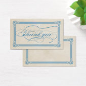 Vintage Poster Red, White & Blue Thank You Card (Desk)