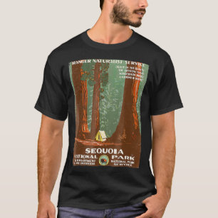 Vintage Poster Shirt-Sequoia National Park T-Shirt