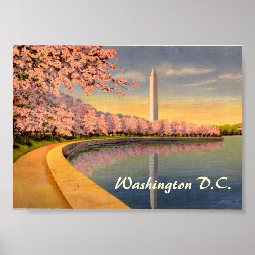 Vintage Poster Washington DC Poster