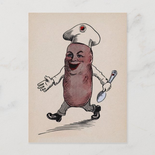Vintage Potato Postcard (Front)