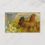 Vintage Poultry Business Card at Zazzle