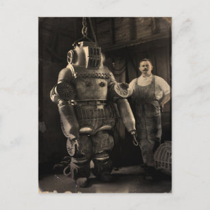 Vintage Power Armor Postcard