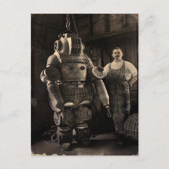 Vintage Power Armor Postcard (Front)