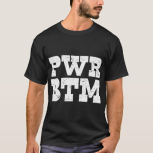 Vintage Power Bottom  wink Gay Bear PWR BM Pride T-Shirt