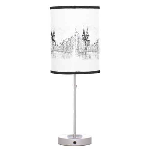 Vintage Prague Table Lamp