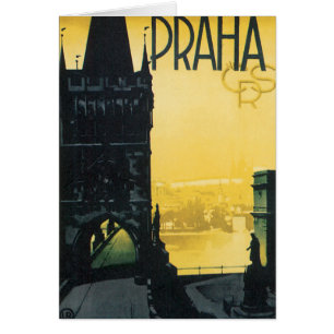 Vintage Praha Poster