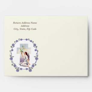 Vintage Praying Angel Easter Envelope