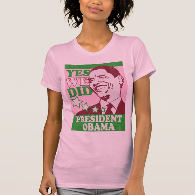 Vintage President Obama T-Shirt (Front)