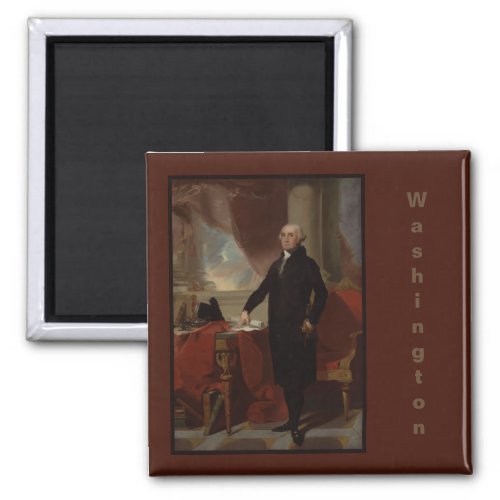 Vintage President portrait of George Washington Ma Magnet
