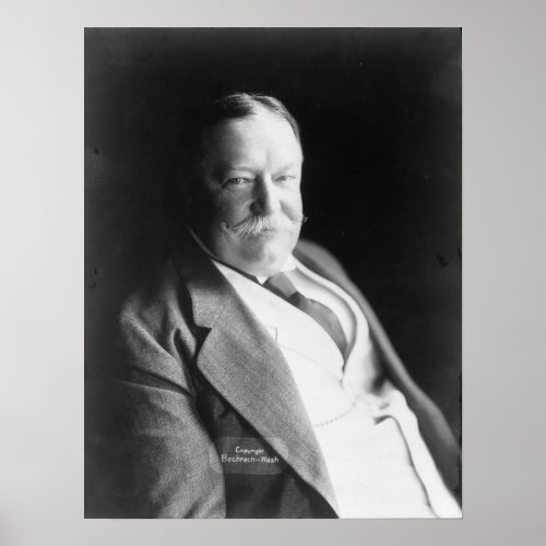 Vintage President William Howard Taft Photograph Poster