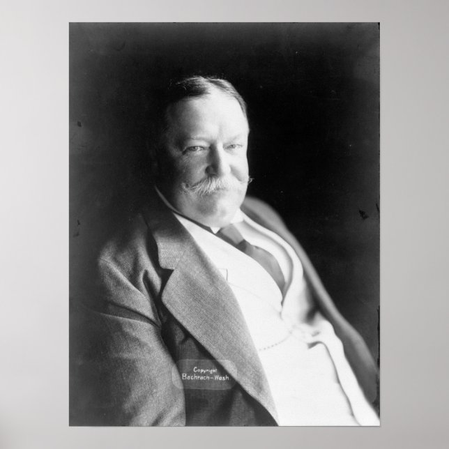 Vintage President William Howard Taft Photograph Poster (Front)