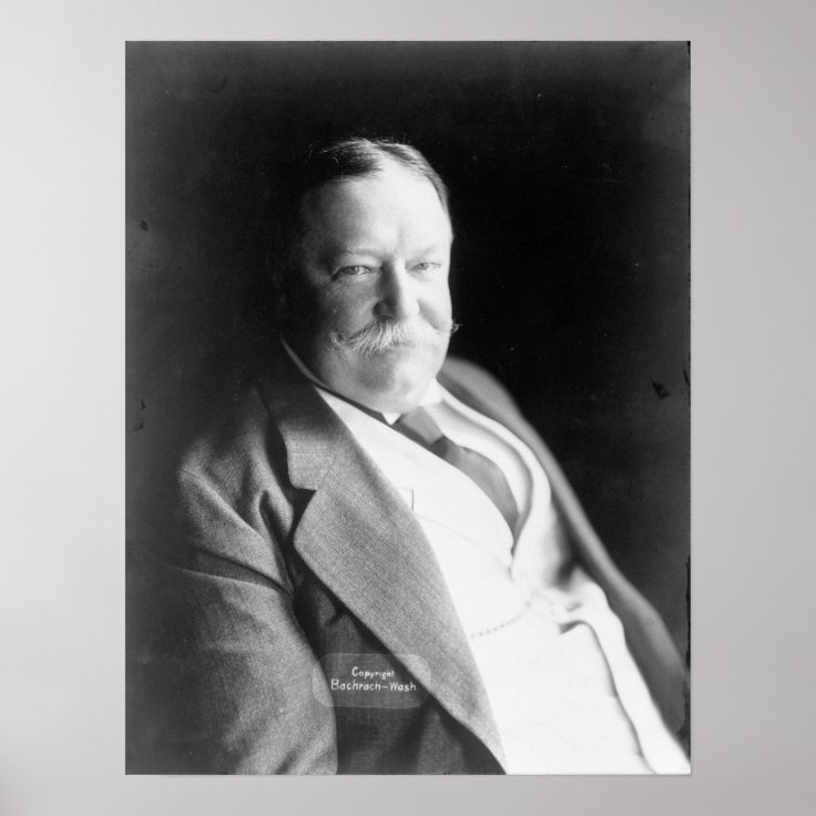 Vintage President William Howard Taft Photograph Poster | Zazzle