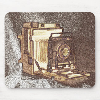 Vintage Press Camera Mousepad