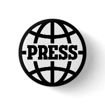 Vintage Press Pass Button