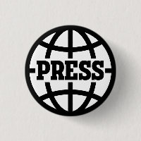 Vintage Press Pass Button