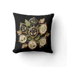 Vintage Pressed Botanical Ornaments Art Print