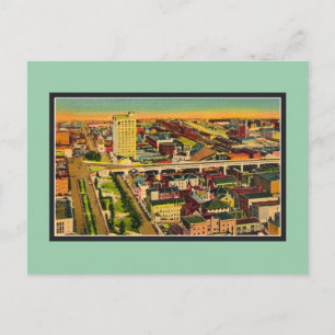 Vintage Preston Gardens Baltimore MD Postcard