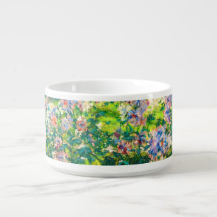 Vintage pretty flowers Windflowers illustration Bowl